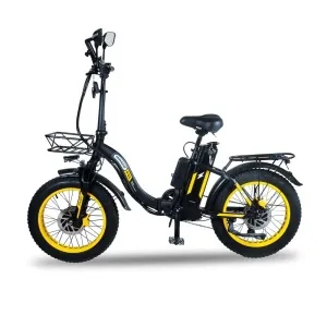 Электровелосипед Minako F11 Dual PRO, Желтый - интернет-магазин надежной и качественной электроники UralElectronica г. Москва