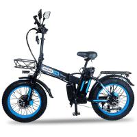 Электровелосипед Minako F10 Dual PRO, Синий - интернет-магазин надежной и качественной электроники UralElectronica г. Москва