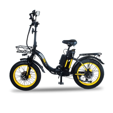 Электровелосипед Minako F11 Dual PRO, Желтый - интернет-магазин надежной и качественной электроники UralElectronica г. Москва