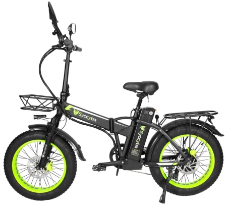 Электровелосипед Syccyba F10 Green - интернет-магазин надежной и качественной электроники UralElectronica г. Москва