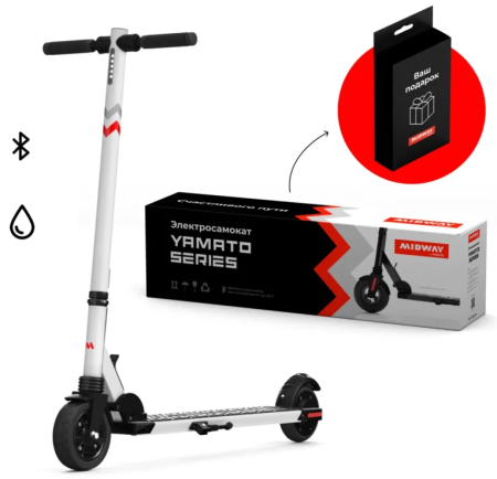 ЭЛЕКТРОСАМОКАТ MIDWAY YAMATO MINI Белый - интернет-магазин надежной и качественной электроники UralElectronica г. Москва