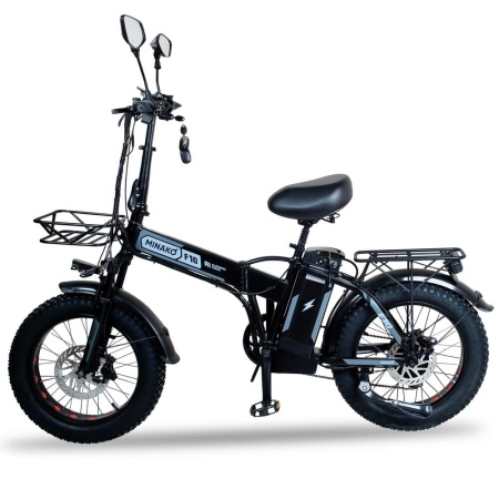 Электровелосипед Minako F10 PRO 20Ah, Черный - интернет-магазин надежной и качественной электроники UralElectronica г. Москва