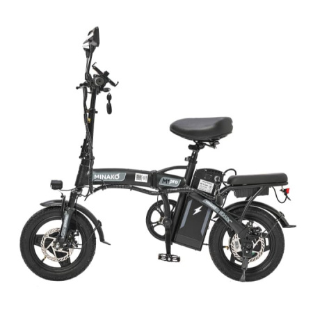 Электровелосипед Minako M.1, Черный - интернет-магазин надежной и качественной электроники UralElectronica г. Москва